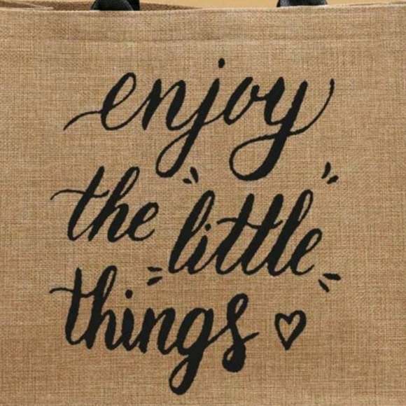 Fall 🎃Trendy " Enjoy the Little things" tote - Picture 6 of 6